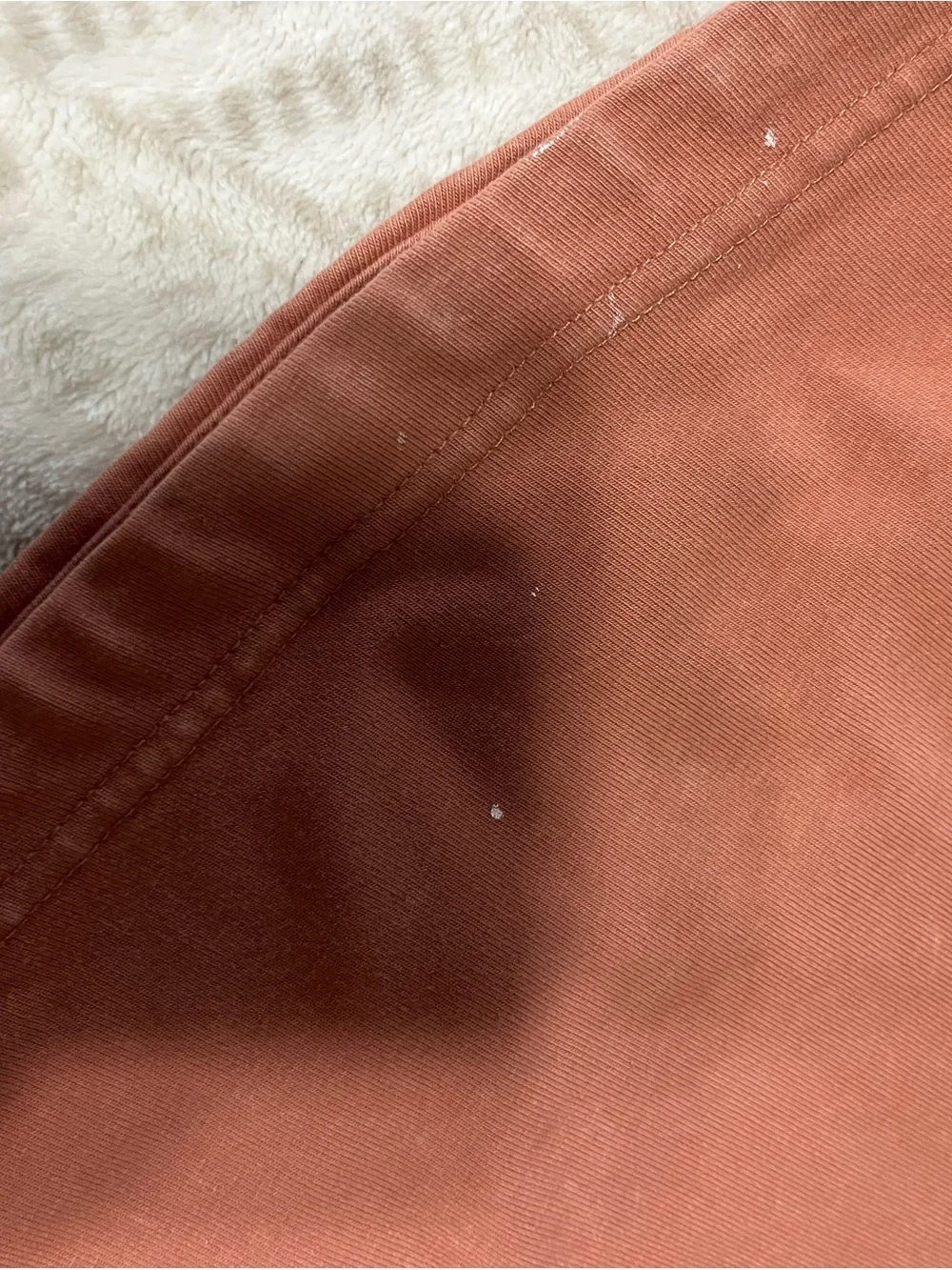 Lululemon Women’s Stonewashed Rust Drawstring Lounge Shorts
